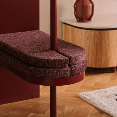 nowoczesne mieszkanie w odważnych kolorach z nutą retro