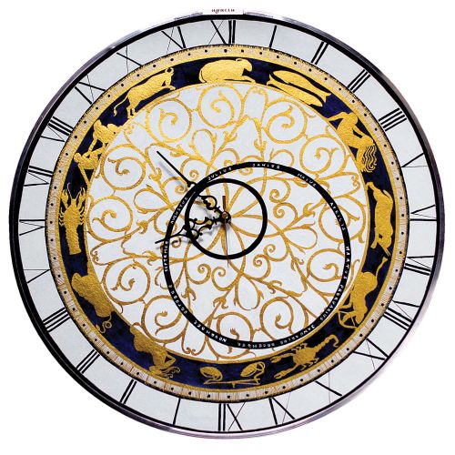 Agata Skoczylas, ręcznie malowany zegar Francuski splendor .