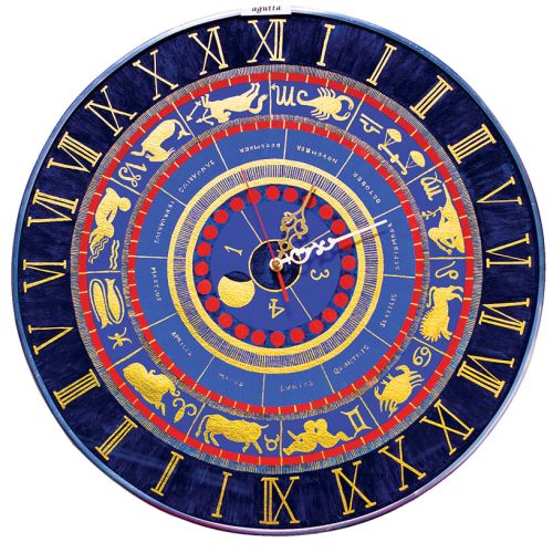 Agata Skoczylas, ręcznie malowany zegar Five o clock .