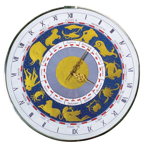 Agata Skoczylas, ręcznie malowany zegar Włoskie wakacje .