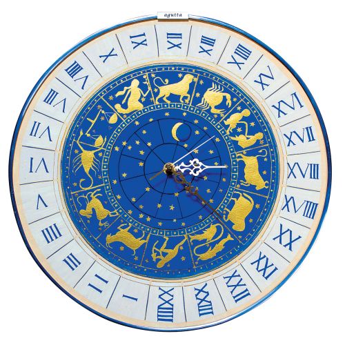 Agata Skoczylas, ręcznie malowany zegar Wenecka noc .