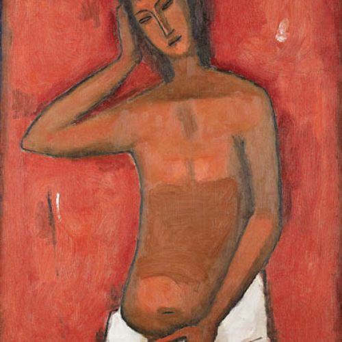 Akt , 1958 r., J. Nowosielski, POLSWISS ART, CS, 210 000 zł