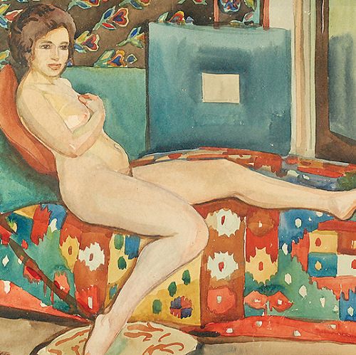 Akt we wnętrzu , Rempex, 174. Aukcja Sztuki Dawnej z 19 października 2011 r.