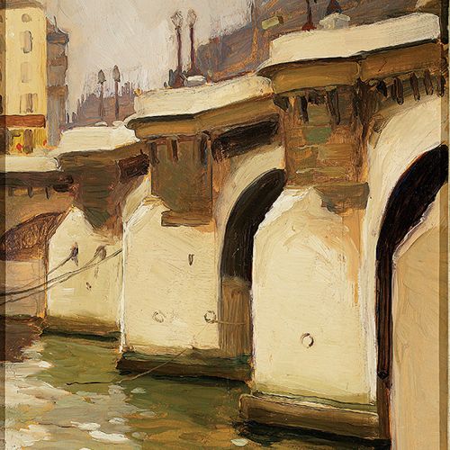 Aleksander Gierymski Pont Neuf w Paryżu , 1893 r., MN w Warszawie