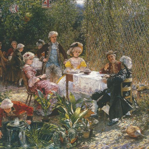 Aleksander Gierymski W altanie , 1882 r., MN w Warszawie