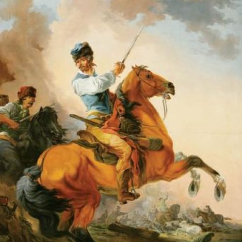 Aleksander Orłowski Kozak na koniu , Muzeum Narodowe w Poznaniu