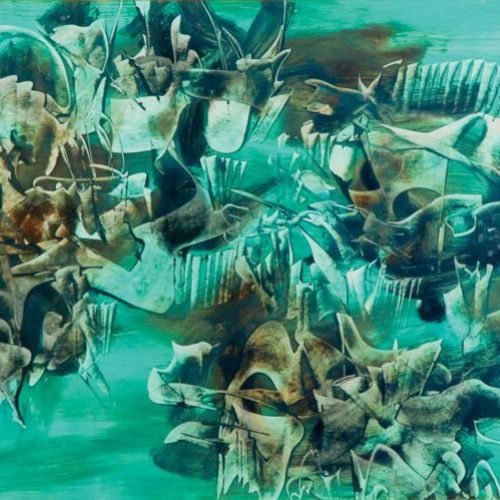 Alfred Lenica- Bez tytułu , 1960 r., cw 8000 zł, REMPEX