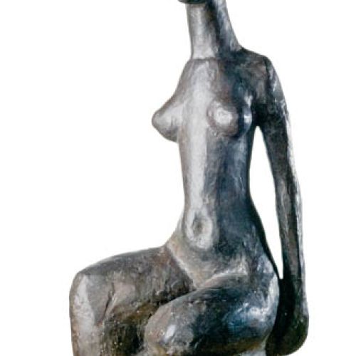 Alina Szapocznikow, Pierwsza miłość , 1954 r., MUZEUM SZTUKI W ŁODZI, fot. Piotr Tomczyk