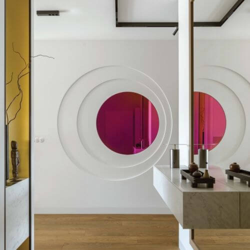 lustro rainbow we wnętrzu