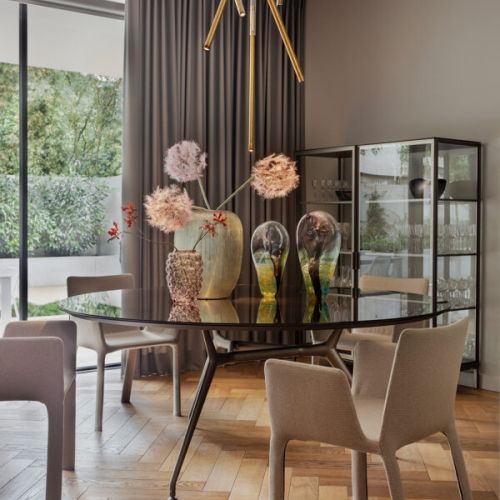 salon w stylu nowoczesnej klasyki