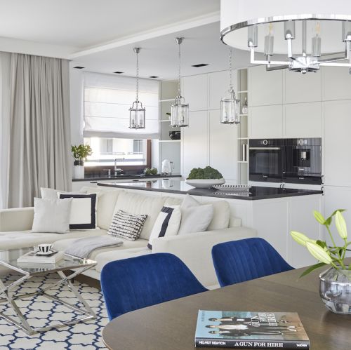 apartament w stylu hamptons