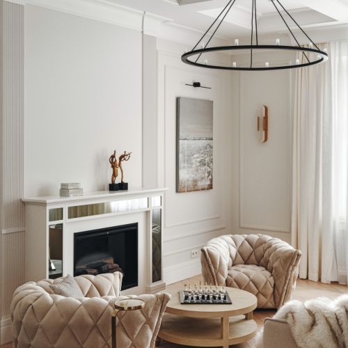 aranżacja wnętrza w stylu modern classic