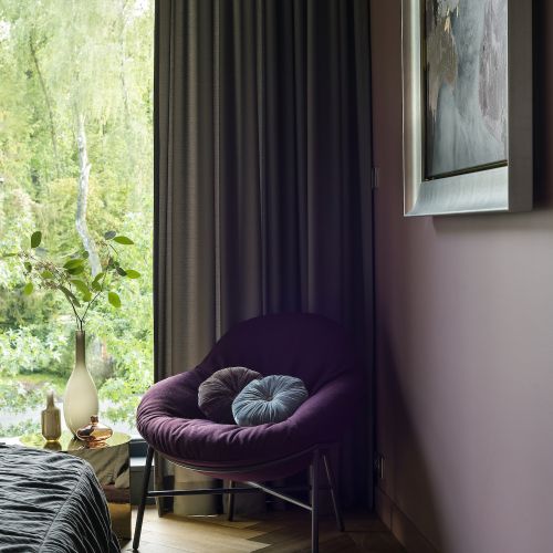 sypialnia w stylu nowoczesnej klasyki