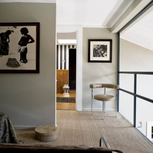 Loft ze stalową antresolą