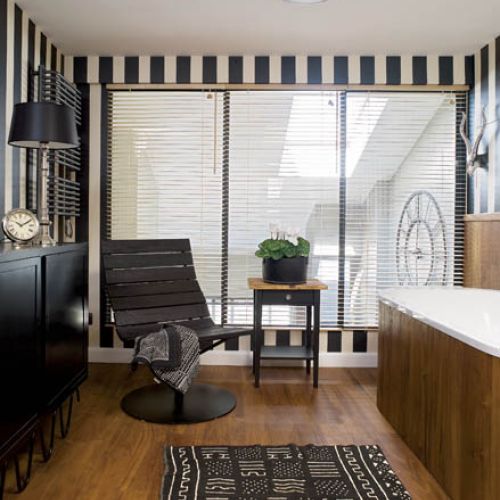 Loft ze stalową antresolą