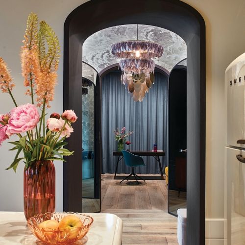 ekstrawaganckie wnętrza z rockową nutą