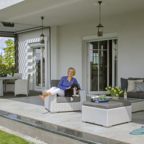 aranżacja dużego tarasu