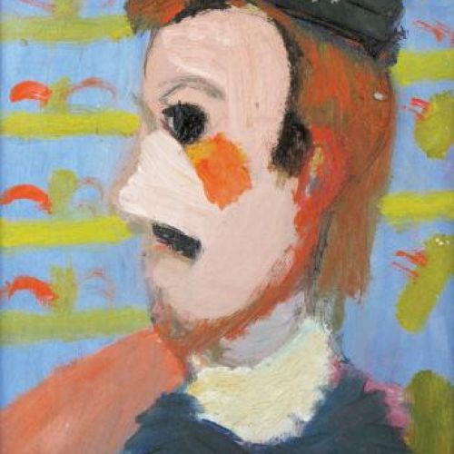 Artur Nacht-Samborski- Mężczyzna w zielonej mycce , ok. 1931-1934 r., Galeria Arsenał w Poznaniu