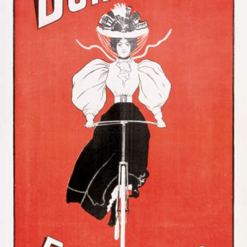Austriacki plakat reklamujący kolarstwo, 1900 r. Fot. East News