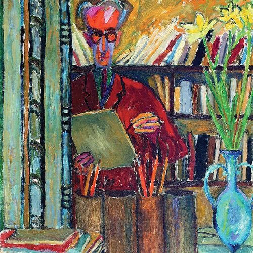 Autoportret , 1951 r. Krakowski kopista