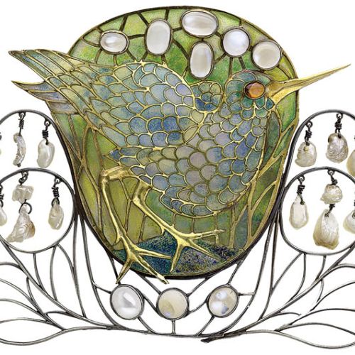 Autorem tej angielskiej broszki jest Charles Robert Ashbee, 1901-02 r., Museum of Fine Arts, Boston