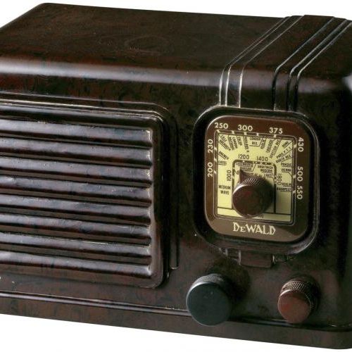 Bakelite nazwane na cześć konstruktora Leo Baekelanda, pierwsze radio, do produkcji którego użyto plastiku, DeWald