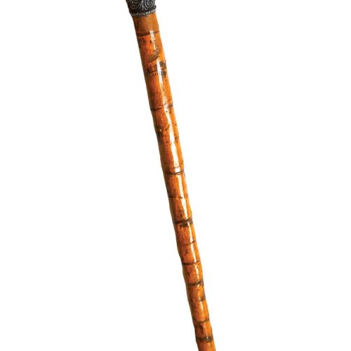 Bambusowa z posrebrzaną gałką, XIX w., Wielka Brytania