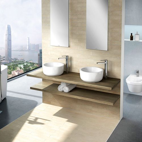 Baterie z serii Just: umywalkowa, 2376 zł, wannowa, 11 770 zł i bidetowa, 1870 zł, villeroy boch