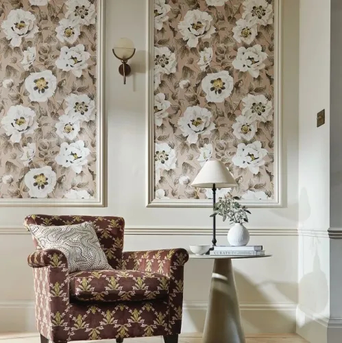 wnętrze w stylu granny chic