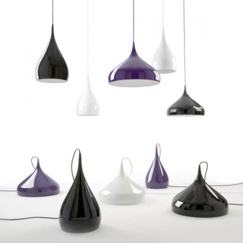 Benjamin Hubert- aluminiowe Spinning light na wysoki połysk.