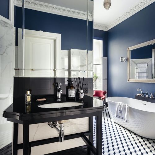 czarna umywalka aranżacje