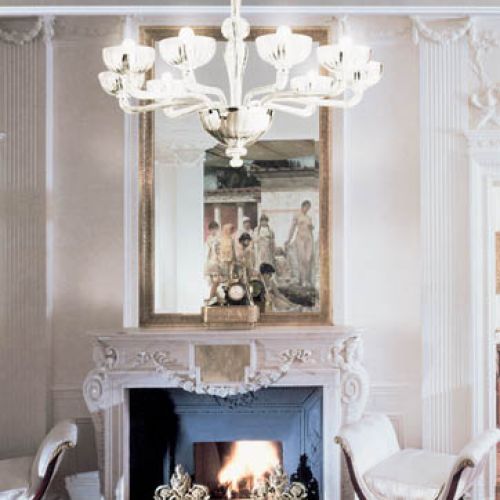 Biały lub kolorowy ? wzorowany na weneckich żyrandolach ze szkła z Murano. VETRI D?ARTE