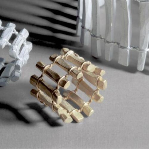 Biżuteria projektu Jarosława Westermarka.