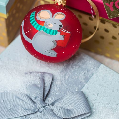 Ręcznie malowana bombka z kolekcji Santa s Friends, DAGMARA, DAGMARA.PL