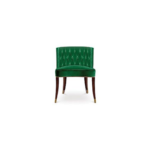 BOURBON DINING CHAIR, pokryte aksamitem krzesło inspirowane meblami z dynastii Burbonów, 1770 euro, BRABBU, brabbu.com