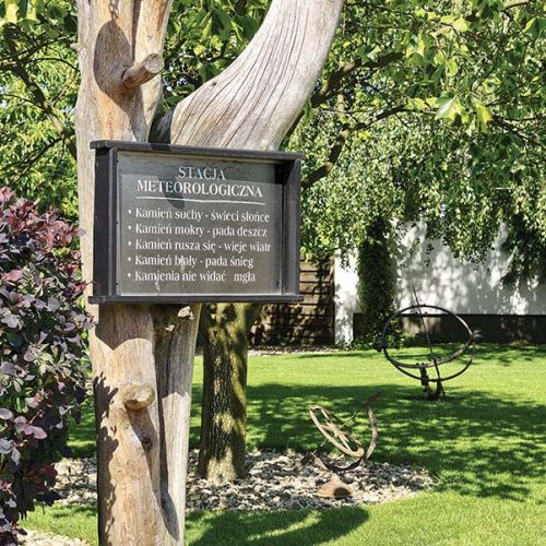 Brzozowy zagajnik - polski akcent. Ogród jak z greckiej pocztówki