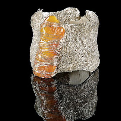 Bursztyn, srebro, Warszawa 2007 r., zbiory MHMG.