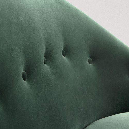 MALAY, sofa w zieleni, pikowana, BRABBU, brabbu.com