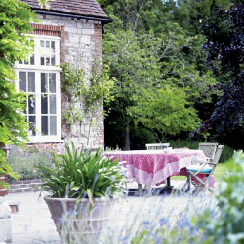 Taras w stylu angielskim.