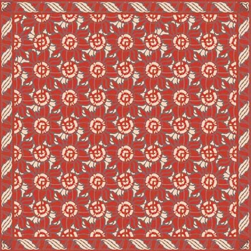 Cementowa płytka z XIX-wiecznym wzorem (395 zł/m2). ART DE VIVRE