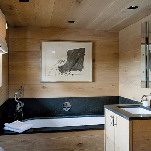 Drewniany dom w górach