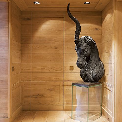 Drewniany dom w górach