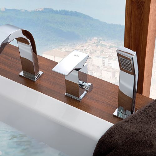 Chromowaną kolekcję Minimal zaprojektowali Paweł Hadrian i Tomasz Gawdzik, 1999 zł, deante