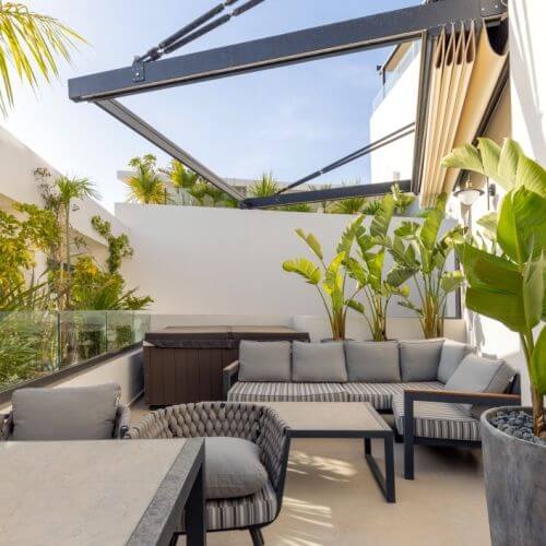 posadzka z żywicy na balkonie