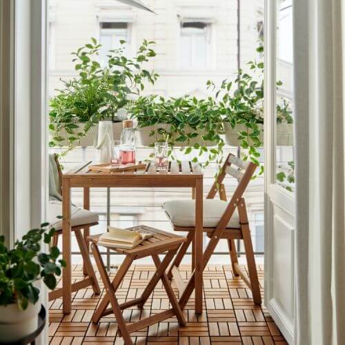 podłoga na balkon w bloku