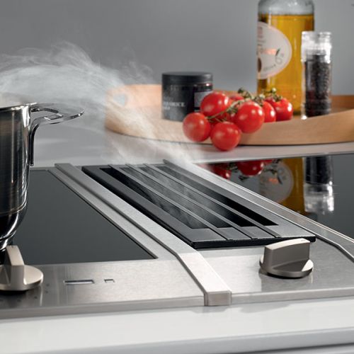 COMBISET, wyciąg nablatowy z 10-warstwowymi filtrami ze stali, 13 990 zł, MIELE, miele.pl