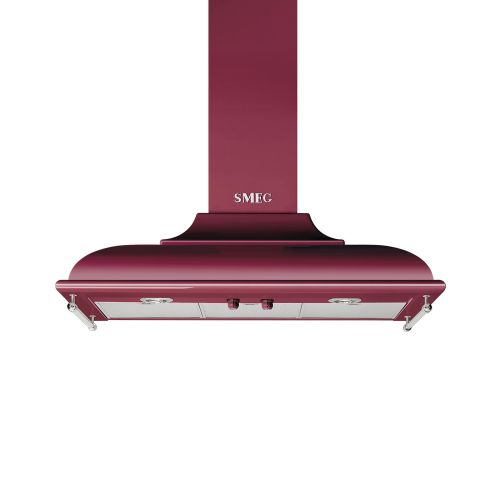 CORTINA, okap o szerokości 89,5 cm, z oświetleniem ledowym i uchwytami ze srebra, SMEG, smeg.pl