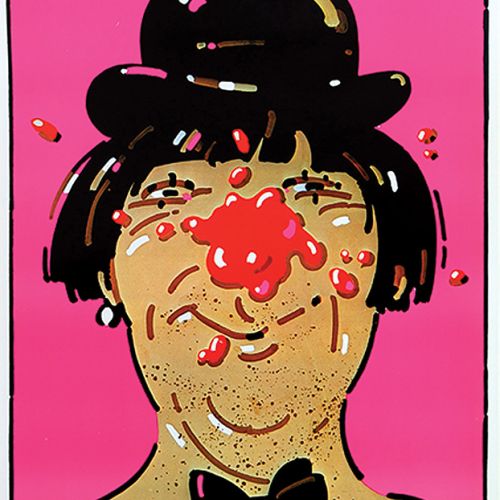 Cyrk, Klown z muchą , 1977 r., Galeria Plakatu Polskiego w BUW