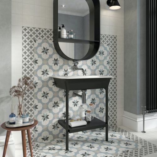 czarna umywalka łazienkowa