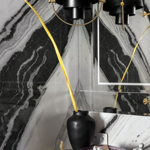 czarna łazienka aranżacje